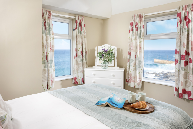Sea Cottage - Double bedroom view